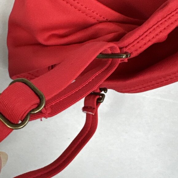Andie Women's XS The Rio Swim Top Convertible Strap Cherry Red NWT - Picture 8 of 16